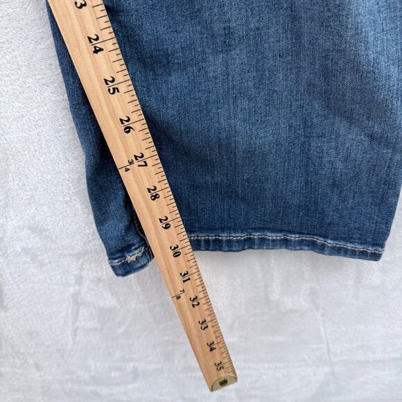 Ariat Jeans Womens 33R (36x30) Blue Bootcut Stretch Western Embellished Whisker - Picture 6 of 14